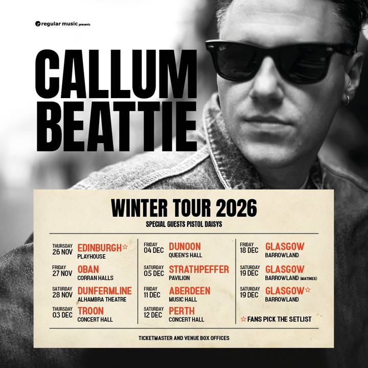 Callum Beattie tour poster