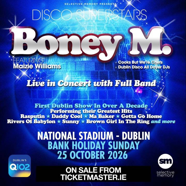 Boney M tour poster