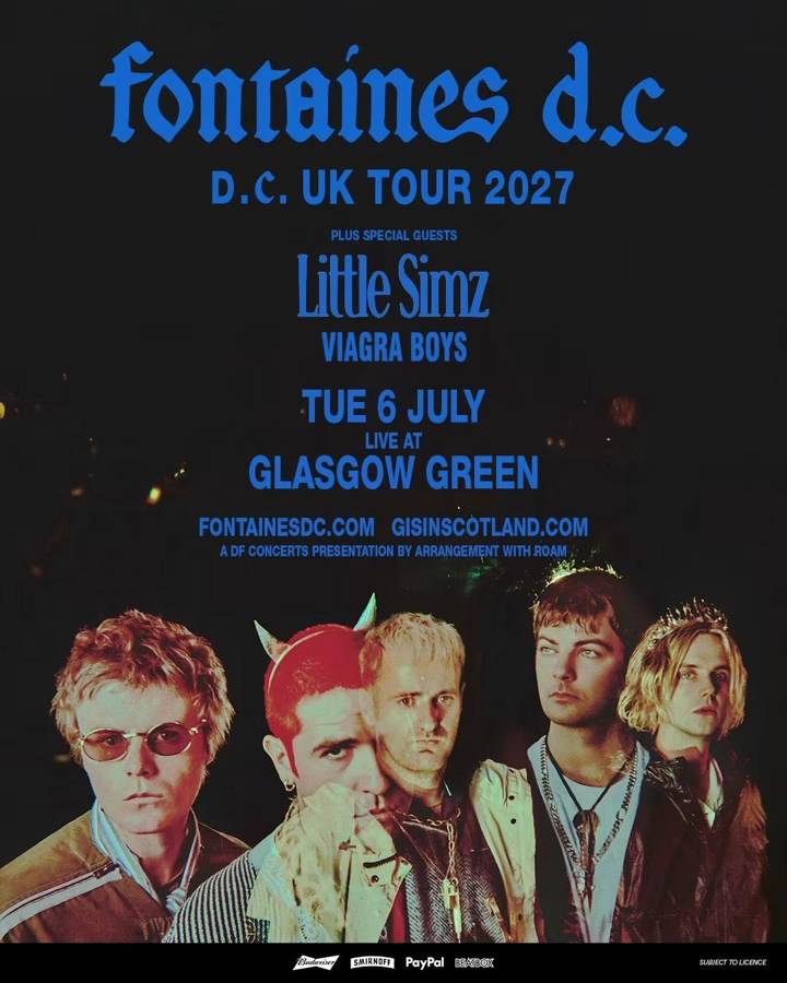 Fontaines DC tour poster