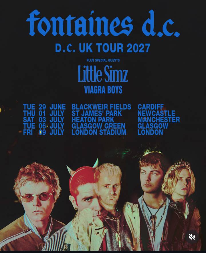 Fontaines DC tour poster