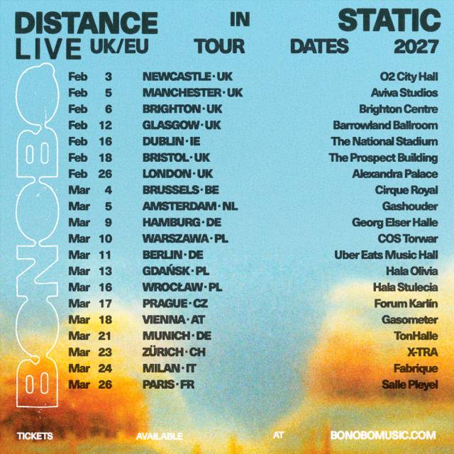 Bonobo tour poster