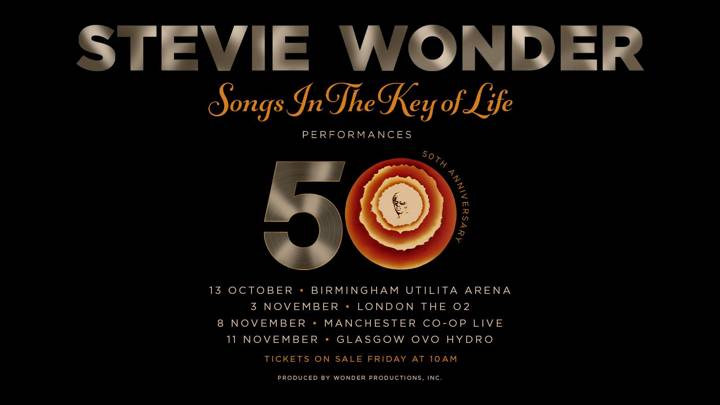 Stevie Wonder tour poster