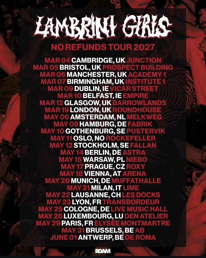 Lambrini Girls tour poster