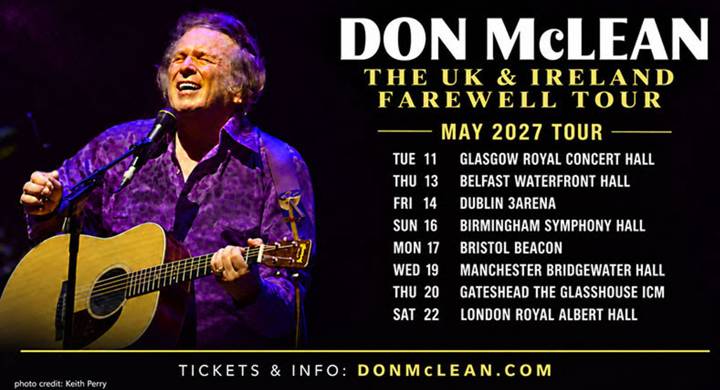 Don McLean tour poster
