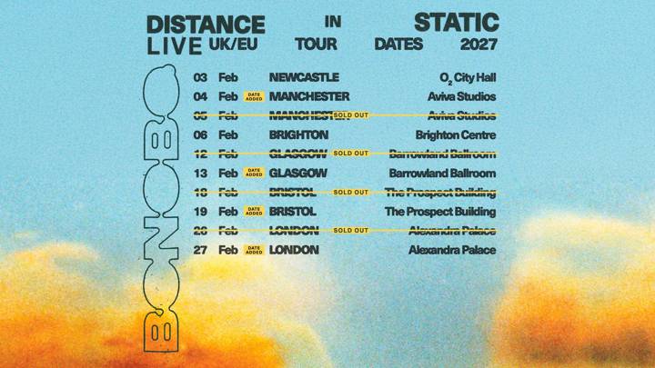 Bonobo tour poster