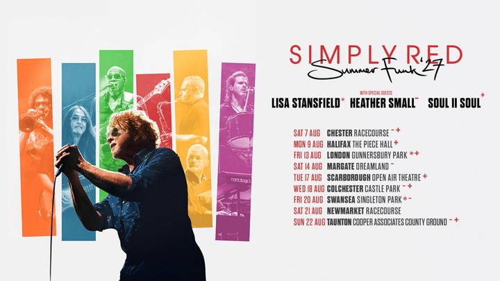 Simply Red tour poster