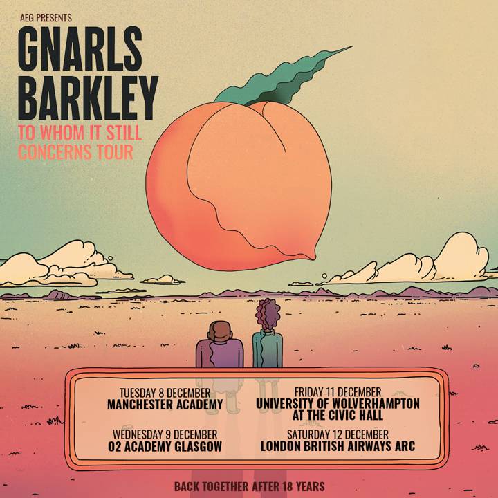 Gnarls Barkley tour poster