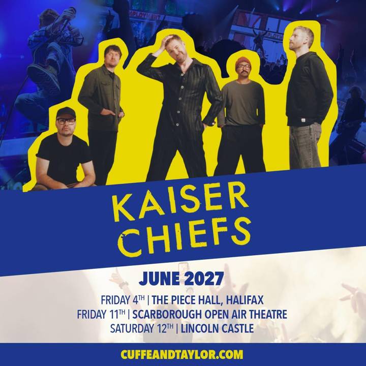 Kaiser Chiefs tour poster