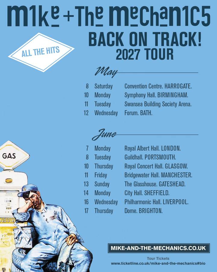Mike + The Mechanics tour poster