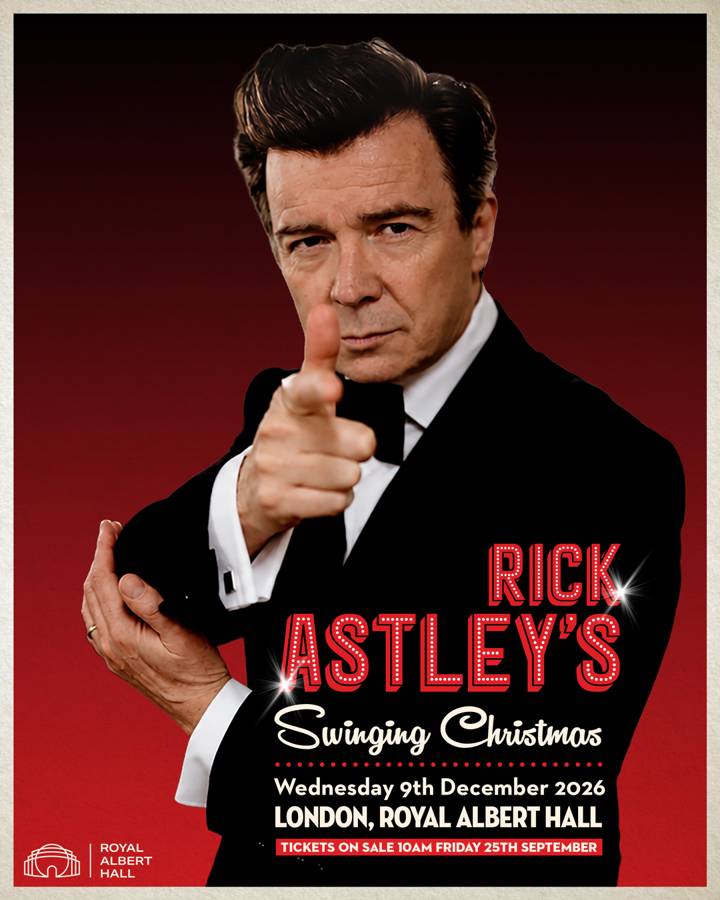 Rick Astley tour poster