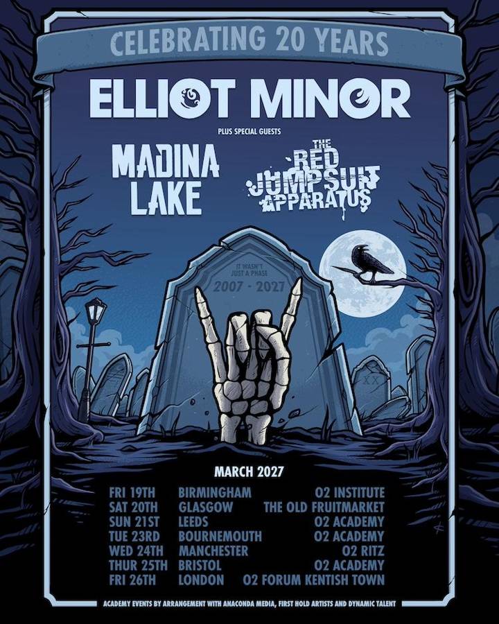 Elliot Minor tour poster