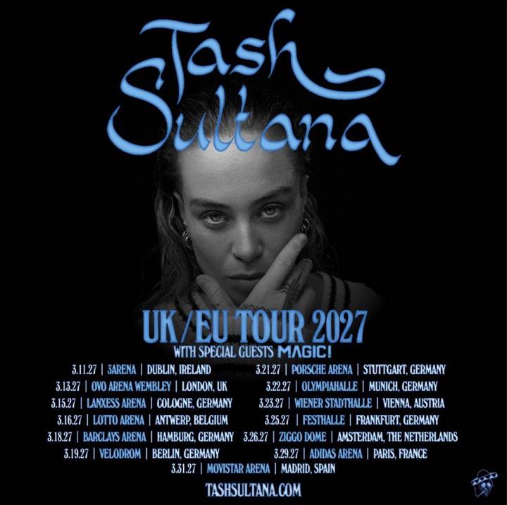 Tash Sultana tour poster