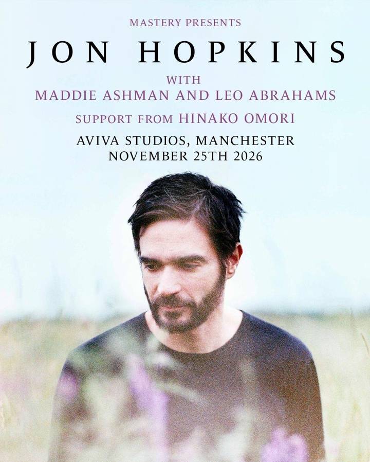 Jon Hopkins tour poster