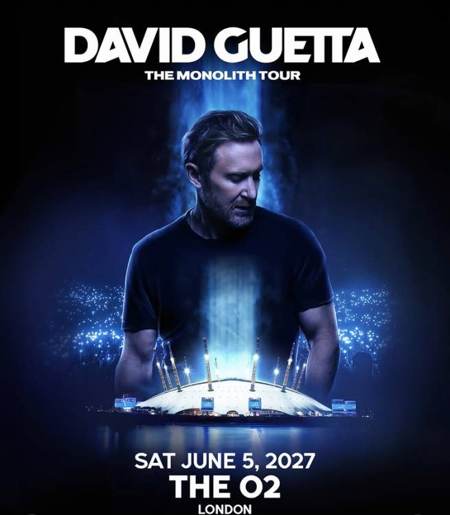 David Guetta tour poster