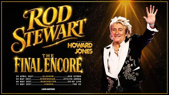 Rod Stewart tour poster