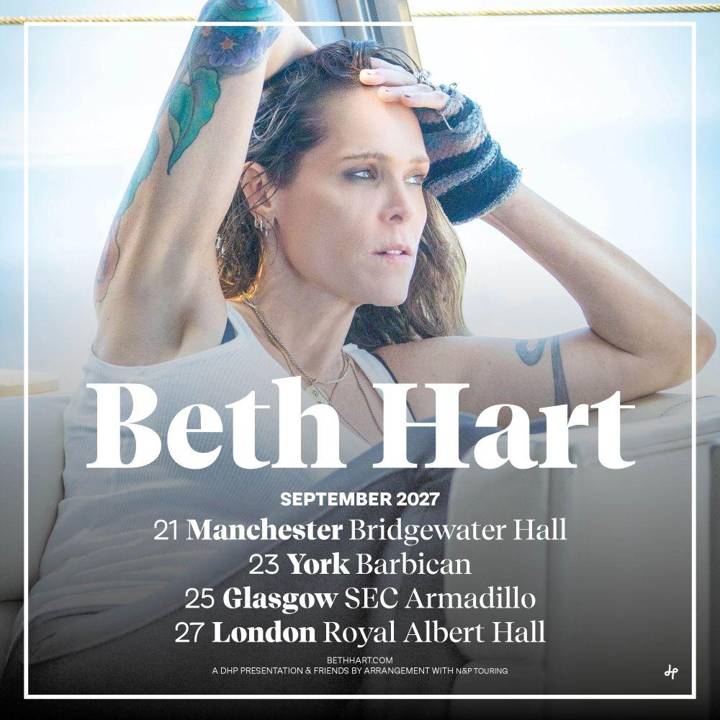Beth Hart tour poster