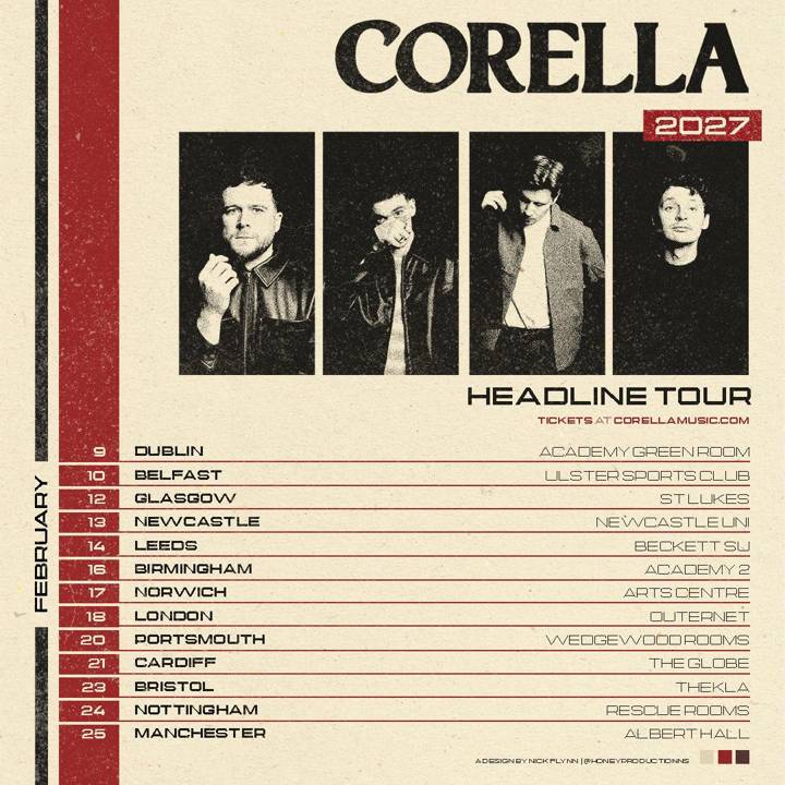Corella tour poster