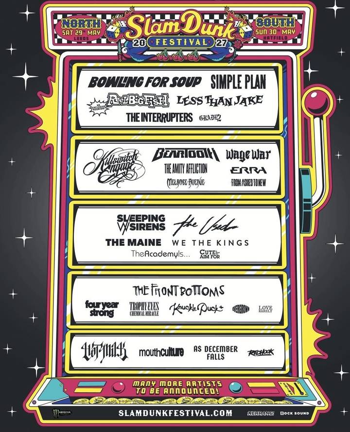 Slam Dunk Festival tour poster