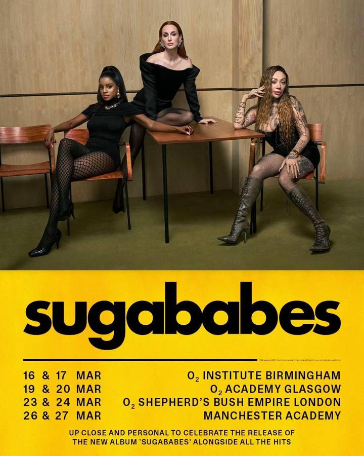 Sugababes tour poster
