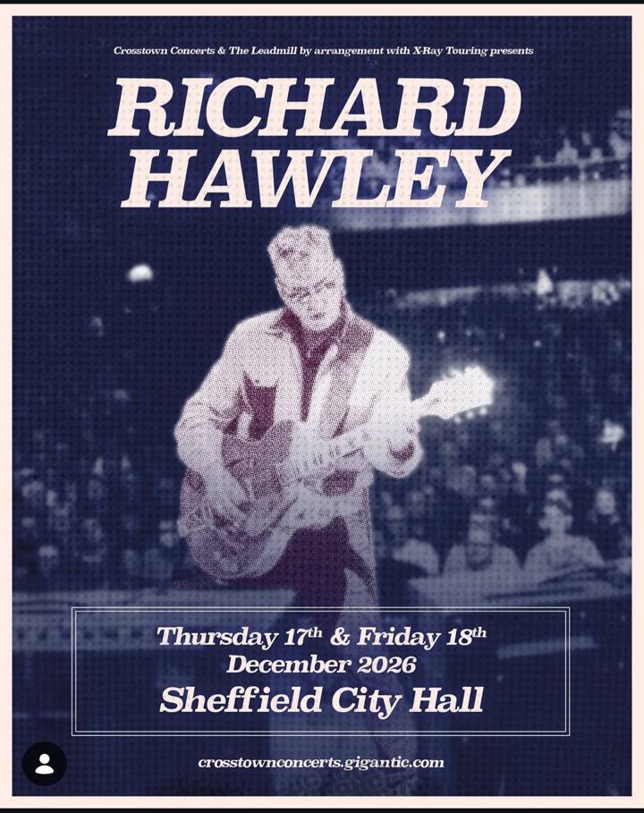 Richard Hawley tour poster