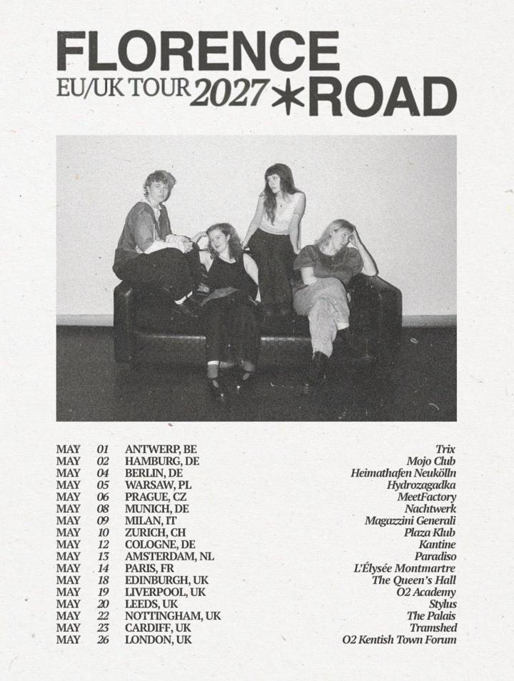 Florence Road tour poster