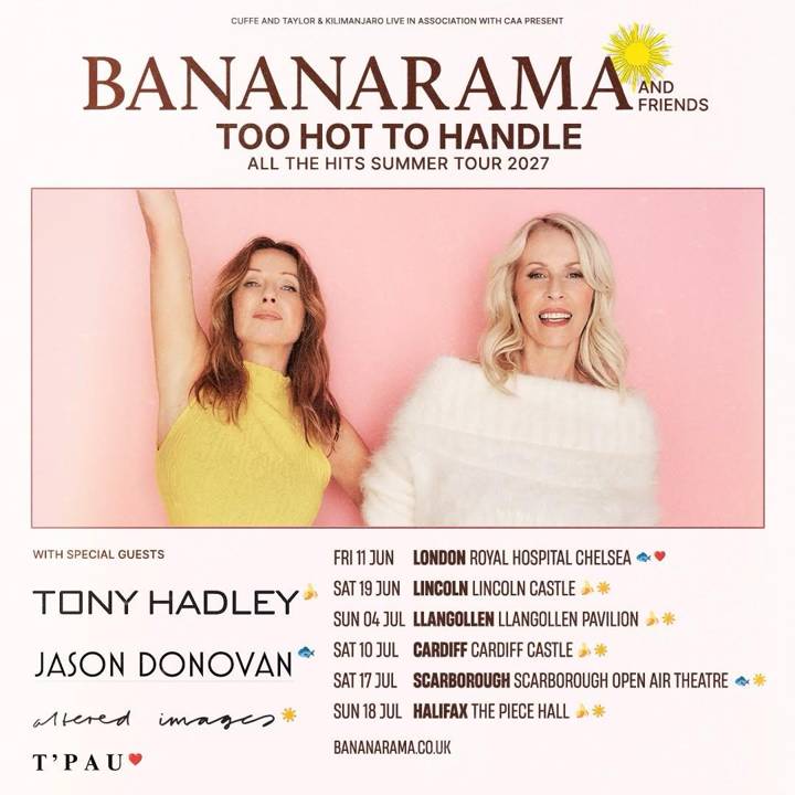 Bananarama tour poster