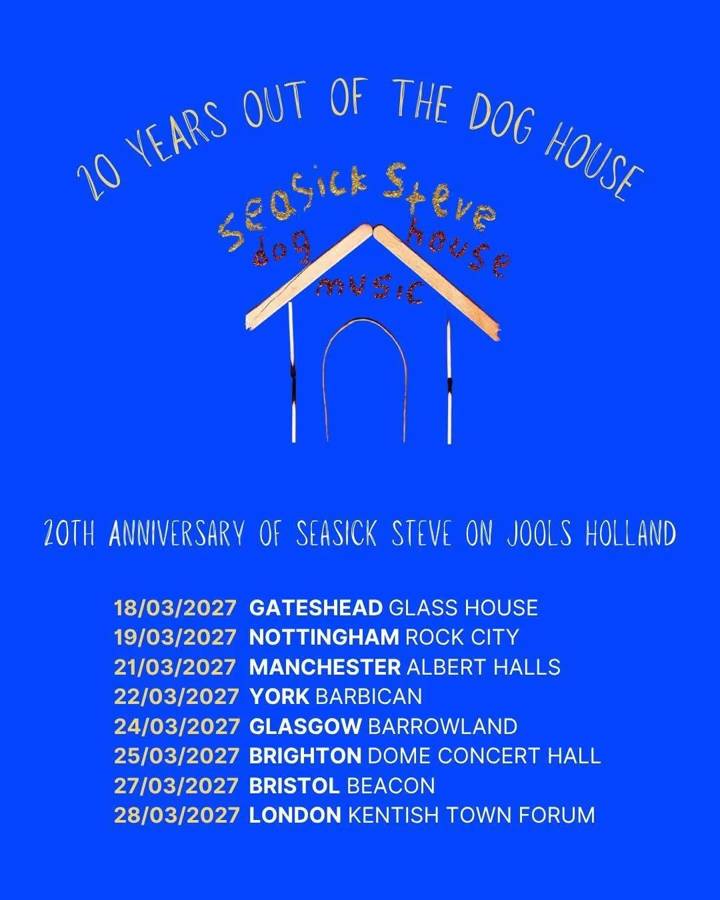 Seasick Steve tour poster