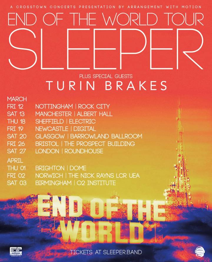 Sleeper tour poster