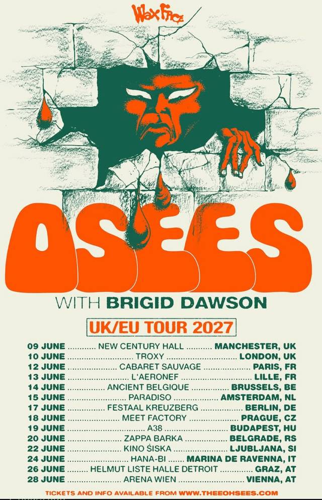 Osees tour poster