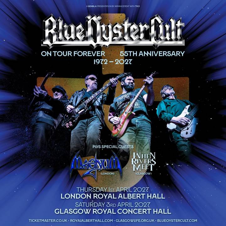 Blue Oyster Cult tour poster