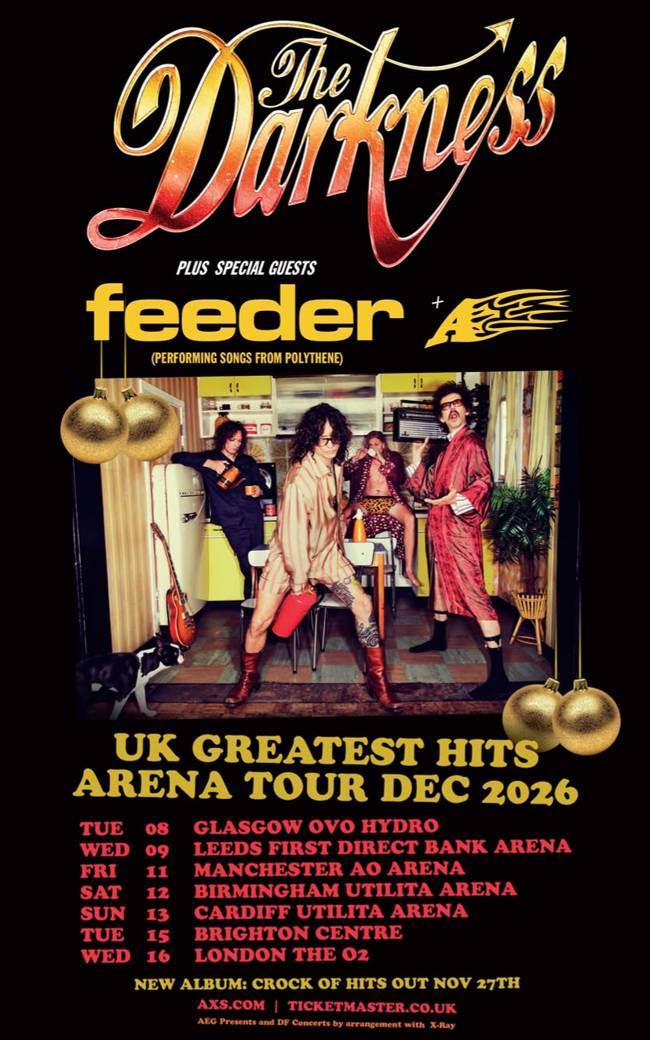 The Darkness tour poster