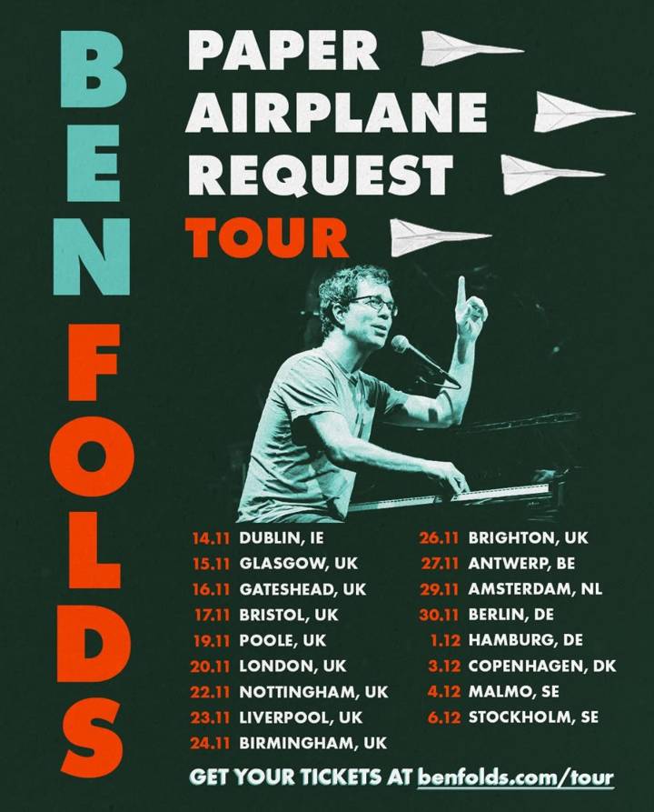 Ben Folds tour poster