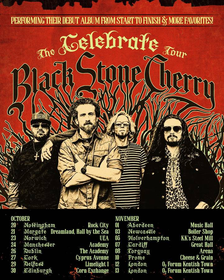Black Stone Cherry tour poster