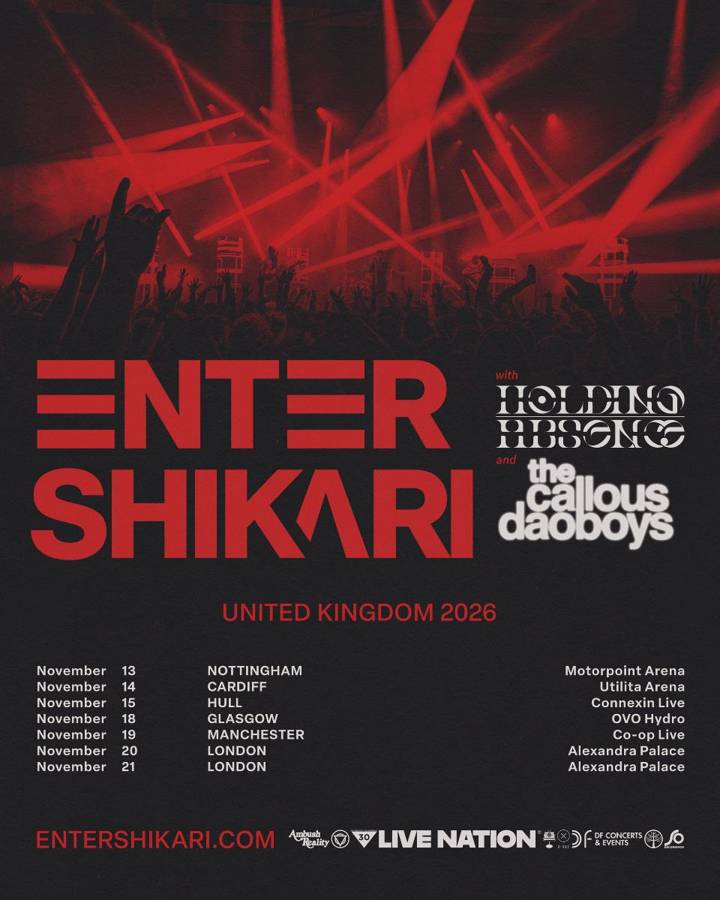 Enter Shikari tour poster