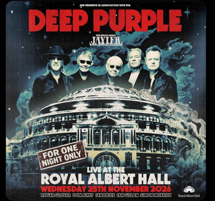 Deep Purple tour poster