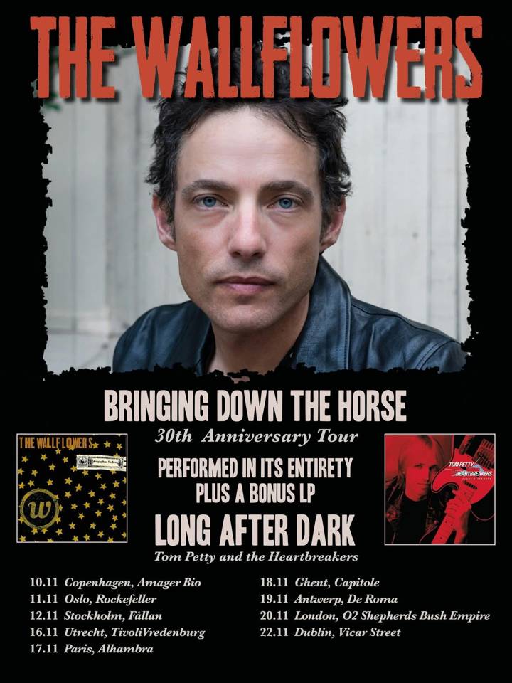 The Wallflowers tour poster