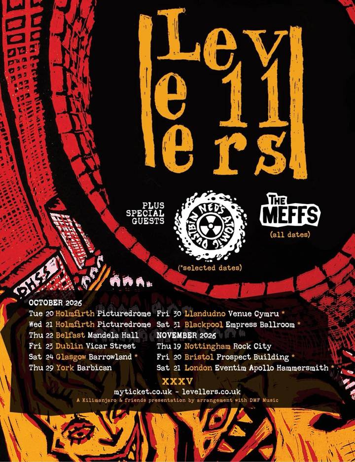 Levellers tour poster