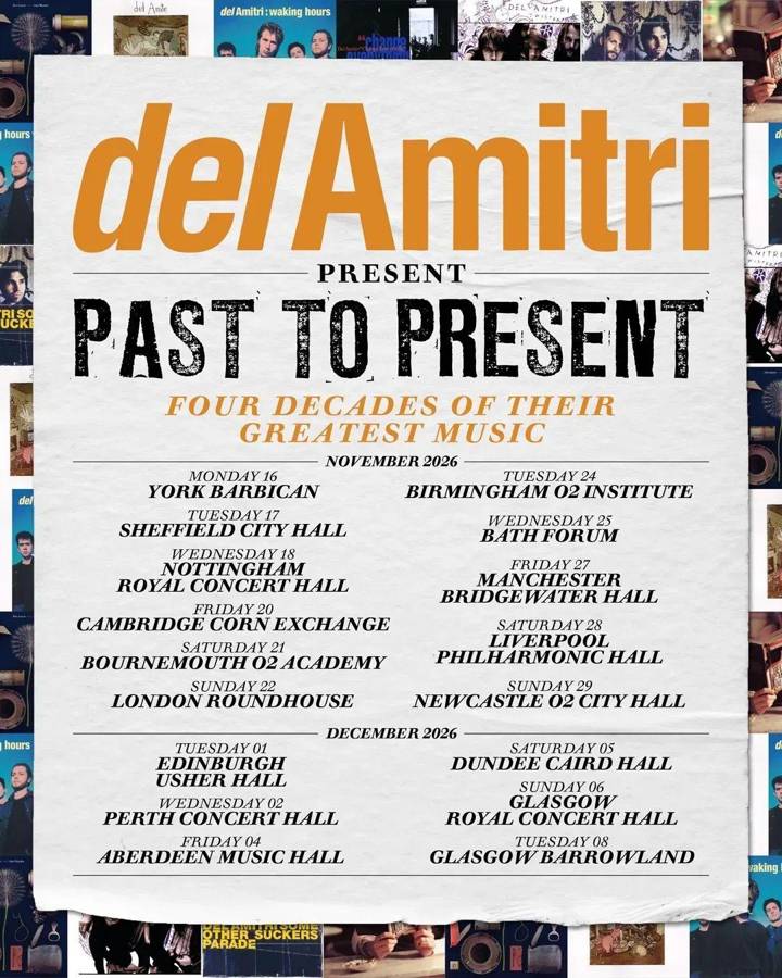 Del Amitri tour poster