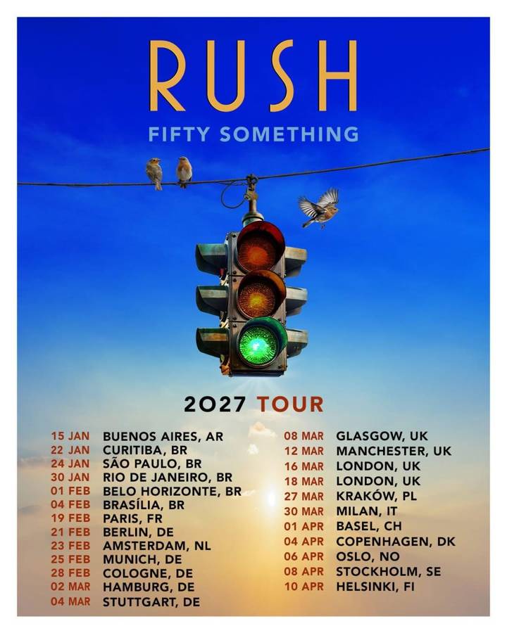 Rush tour poster