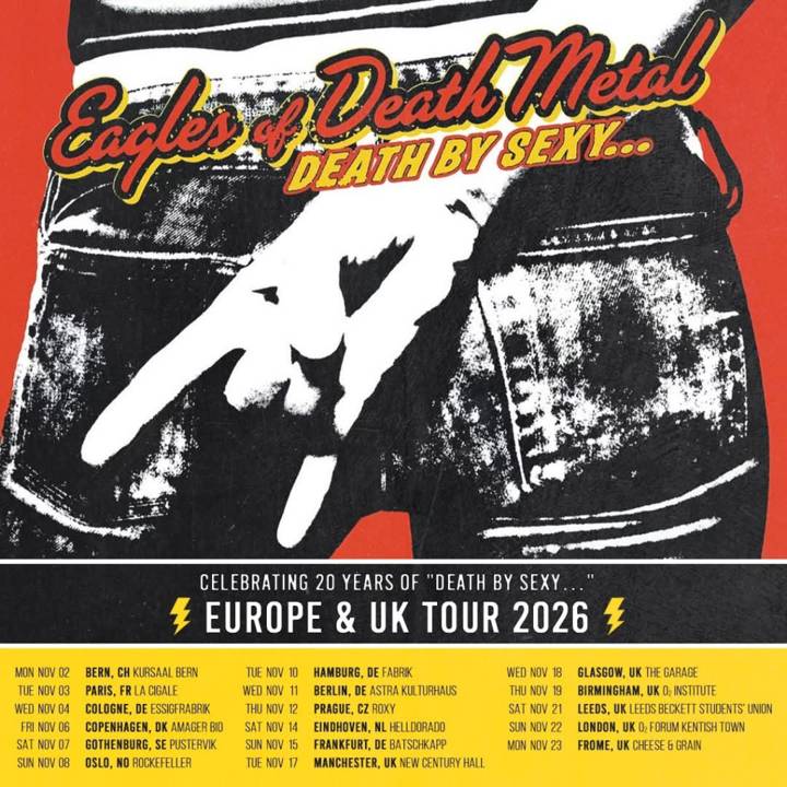 Eagles of Death Metal tour poster