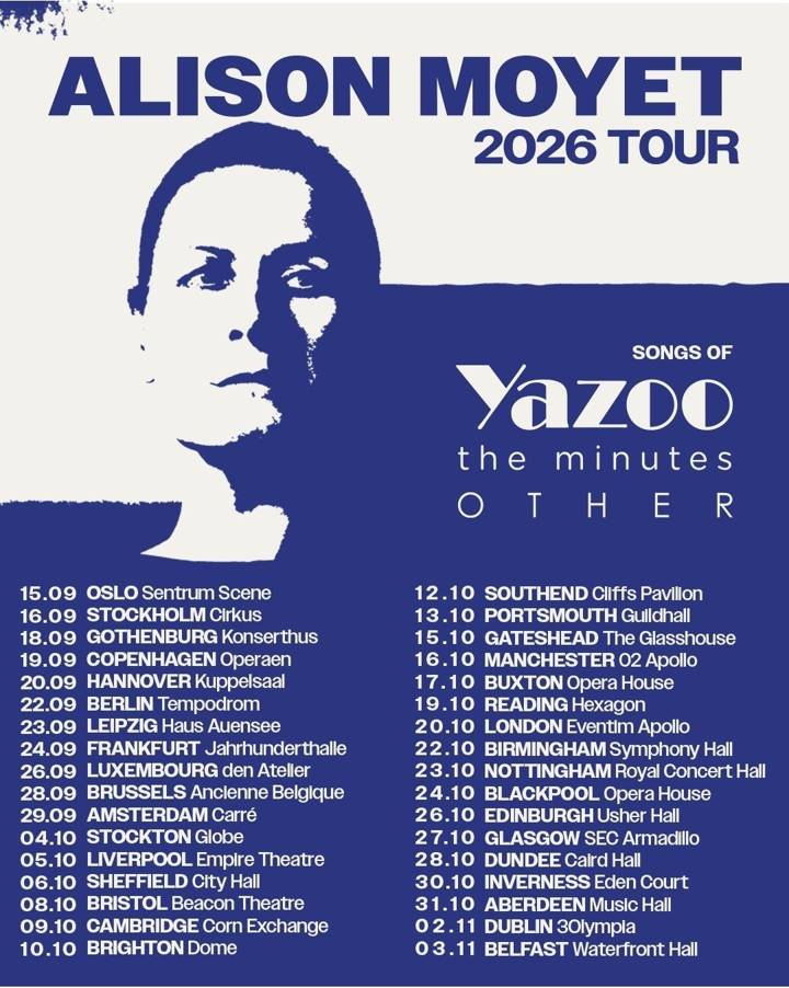 Alison Moyet tour poster
