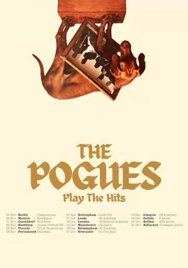 The Pogues tour poster