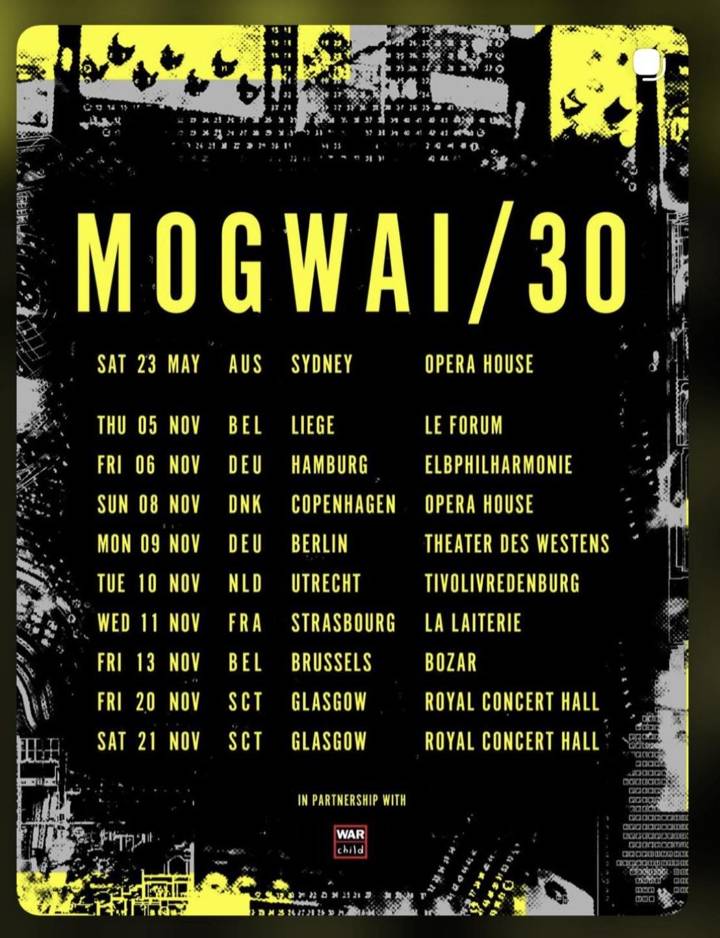 Mogwai tour poster