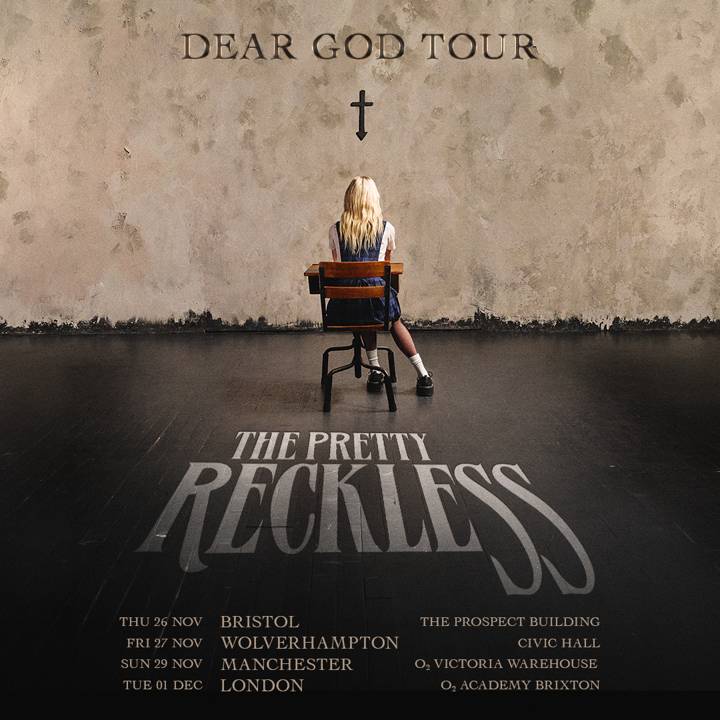 The Pretty Reckless tour poster