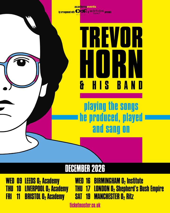 Trevor Horn & His Band tour poster