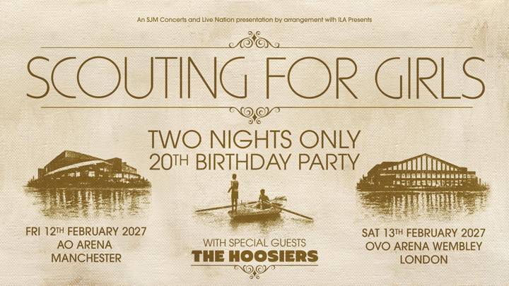 Scouting For Girls tour poster