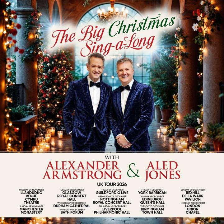 Alexander Armstrong & Aled Jones tour poster