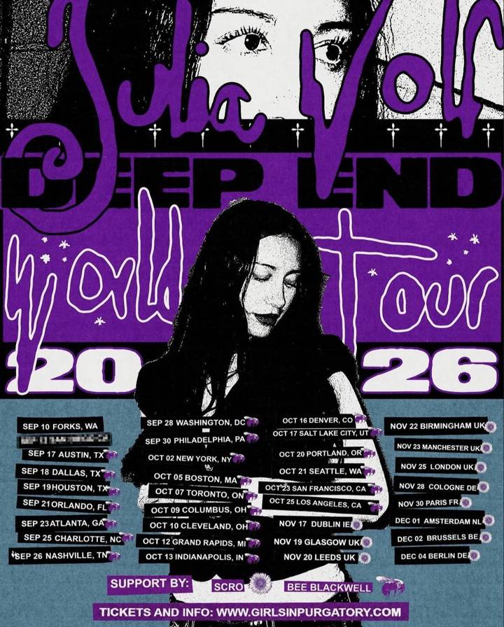 Julia Wolf tour poster