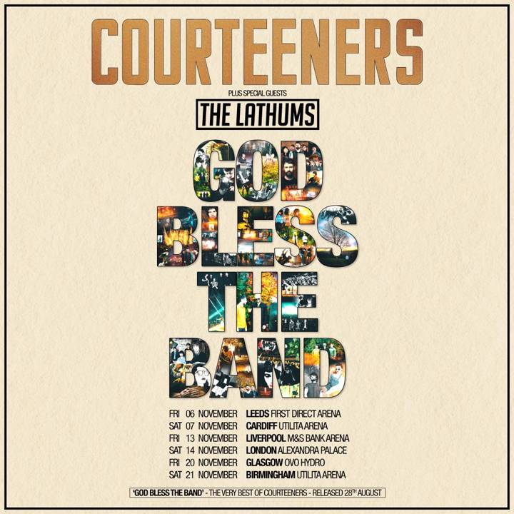 Courteeners tour poster