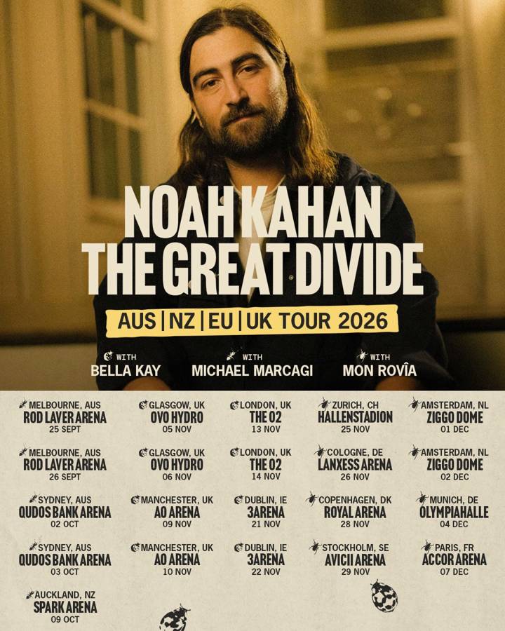 Noah Kahan tour poster